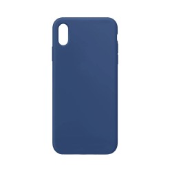 Capa de Silicone para Apple iPhone XS Max Azul Escuro Capa de Silicone para Apple iPhone XS Max Azul Escuro